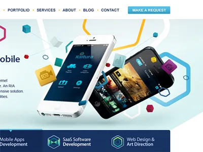 Solvegen_banner elements banner development icons iphone mobile