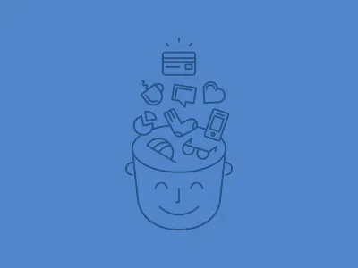 Glyph Illustration card credit glyph icon illustration linear lined nirvana