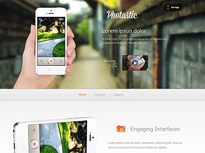 Landing Page homepage landing page website