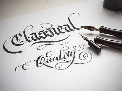 Preferred style? blackletter calligraphy copperplate fraktur typography