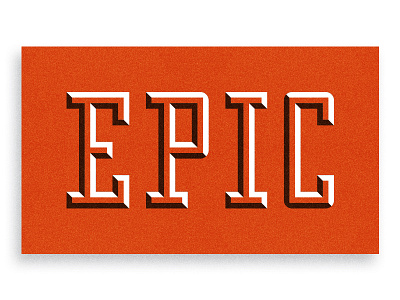 Epic entertainment epic lettering logo magic mascot performance show type