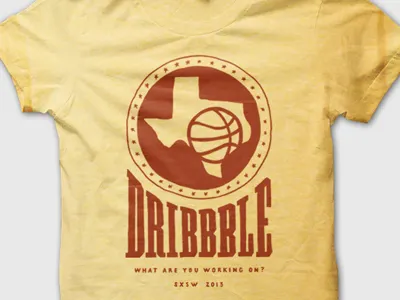 Dribbblin' In Texas dribbble hand drawn lettering sxsw texas