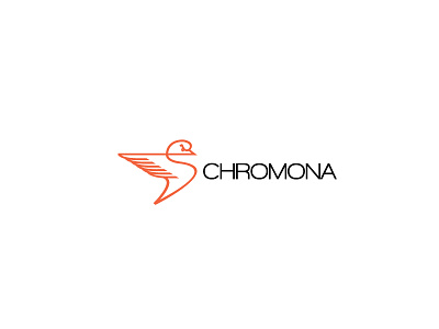 Chromona bird boldflower chromona logo pigeon seagull