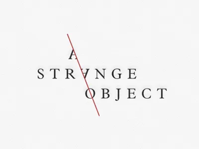 A Strange Object books identity logo publishing
