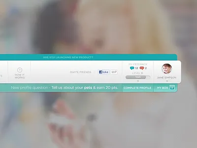 Product Header design header ivan manolov marketing mojo mojotech product profile statistics stats tech visual