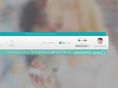 Product Header design header ivan manolov marketing mojo mojotech product profile statistics stats tech visual