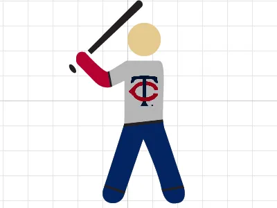 Baseball baseball icon minnesota mlb simple spring twins