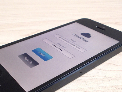 CloudCard app blue cloudapp dream grey iphone maybe project tags wip