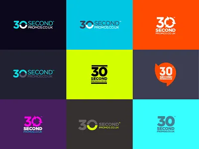 30SP Logo concepts 1 30 branding colour palette colours icon identity logo