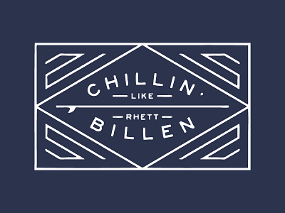 Chillin' Like Rhett Billen billen chillin like rhett shirt surf surfboard t tee