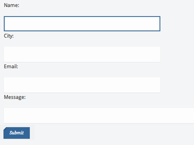 Simple Form blue contact css form html simple web website