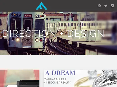 2013 Portfolio Redesign - Home branding design dribbble flat instagram interface logo photography portfolio twitter websites