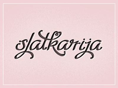 S6 bakery brand branding concept cooking food handwritten heart identity lettering logo logotype pastry sweet type typography