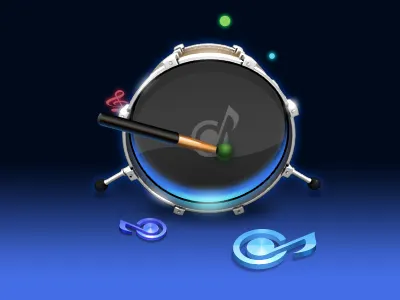 Music Game Bass Drum