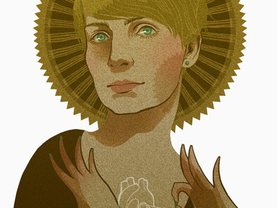 mother colour drawing girl illustration woman