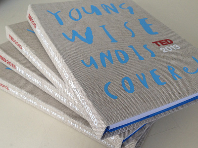 TED2013 Program Guide collateral editorial event linen print ted ted conferences