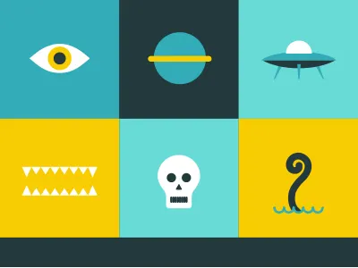 Tall Tales aliens illustration monsters oddities