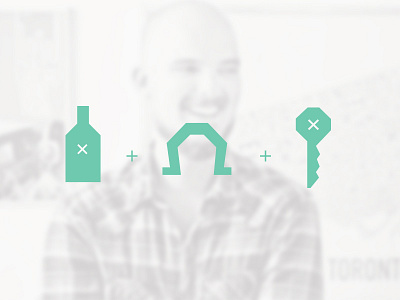 Rye Horse Key bottle branding canada horse horse shoe icons key logo logomark portfolio rye toronto whisky wordmark