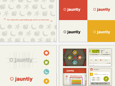 Jauntly Styleguide branding styleguide goals health jauntly