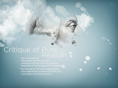 Kaliningrad App — Critique Of Pure Reason critique education illustration ios ipad of presentation pure reason