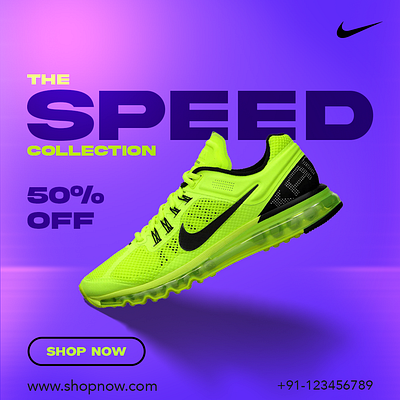 Social Media Post advertisement graphic design photoshop shoes social media post