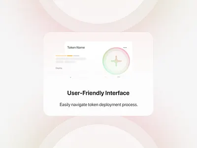 Token Creator by Linumlabs ai blockchain defi flat minimal ui web3