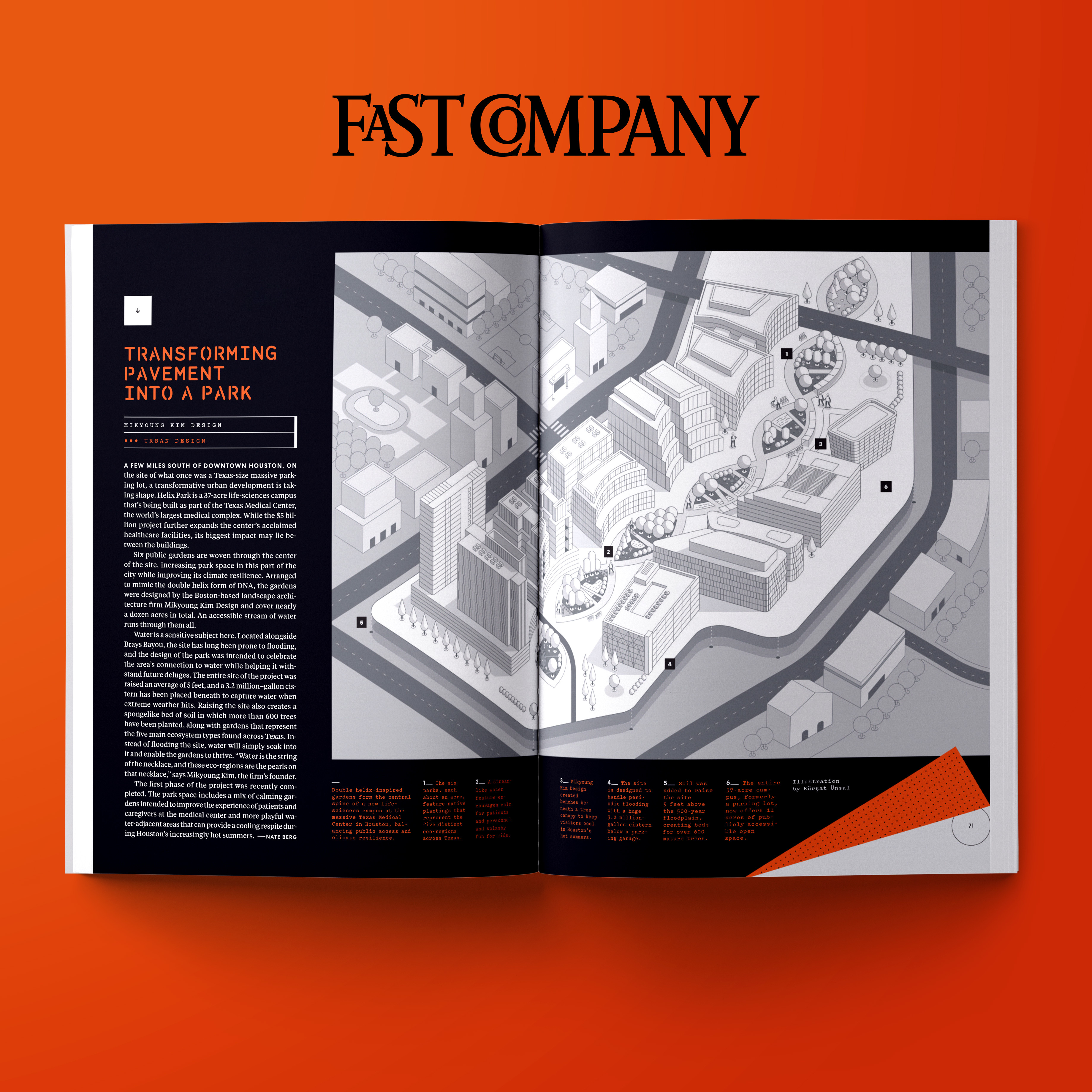 Isometric Illustration - Fast Company editorial fast company hospital illustration isometric magazine tmc vector