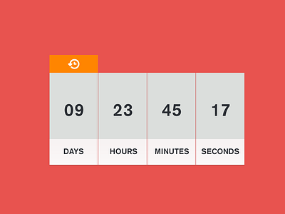 Countdown countdown design hours time ui web