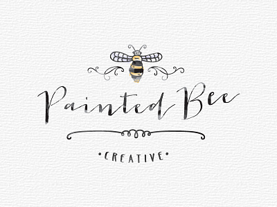 Painted Bee Creative Logo - Color Version branding logo