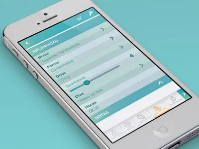 Haja Saúde app app home menu iphone pharma user interface