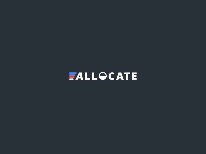 Allocate Logo Round One by MojoTech on Dribbble