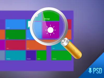 Magnifying Glass PSD Freebie app button design download file free freebie glass interface ipad iphone mac magnifying photoshop psd smart object texture ui user interface wood zoom