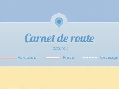 Route map – Legend adventure around the world trip blog caption interface itinerary legend map route tour du monde travel trip ui vintage webdesign