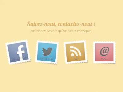 Social media buttons buttons contact facebook interface lobster mail retro rss rss feed social media social media buttons social media icons social network stamps twitter ui vintage web webdesign
