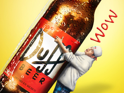 Wow Duff advertising beer conceptual digitalart duff duffbeer idea photography photomanipulation retouch retouching simpson surrealism