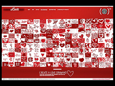 Starbucks Love Project aaron koblin campaign hello enjoy red starbucks user experience we are mammoth