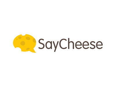 Say Cheese! brand cheese clean concept fun logo say