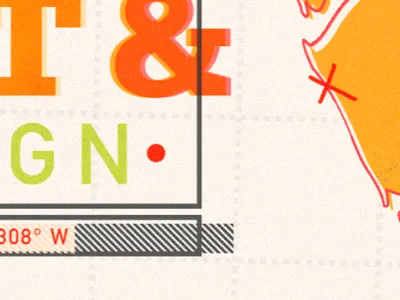 Sarasota ani simpson bright coordinates florida latitude letters longitude map sarasota type typography