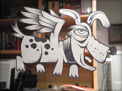 Angelic Pooch character doodling drawing renewable creative energy vonster