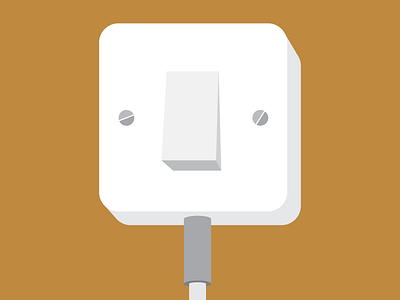 Switch bright colourful design illustration minimal simplistic