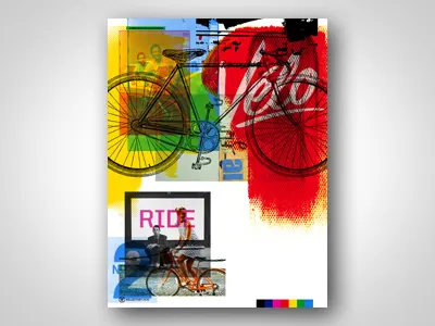 Artcrank Austin 2013 art print art print artcrank bicycle bobby dixon poster screen print