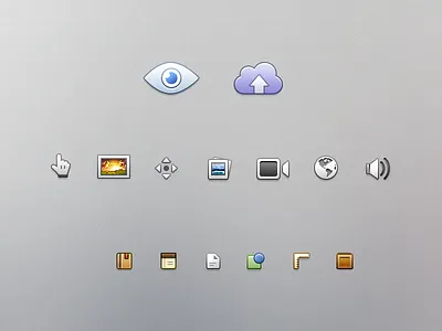 Vdp Icons audio box button graphic icon set icons image magazine publishing app measure notebook paper preview upload video