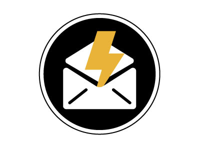 Inbox Amplifier amplifier bolt email icon inbox mark vector