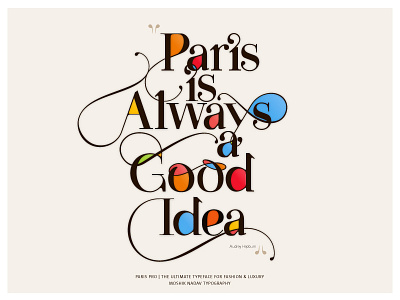 Made with the new Paris Pro Typeface by Moshik Nadav ampersand behance design designer elle font fonts france graphicdesign instagram letters lifestyle logos logotype model nyc paris photography pinterest style trendland type typeface typo typografie typographer typography victoriasecret vmagazine vogue