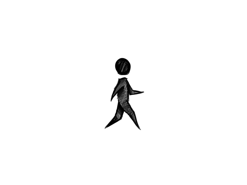 Walk Cycle Animation animation sketchy storyboard walk cycle