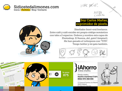 New portfolio design design guide lemon portfolio style