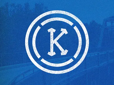 Missions logo blue bridge church grunge kentucky line ministry missions motion movement send simple white