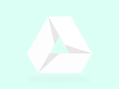 White Google Drive Icon google google drive google icon google icons icon white