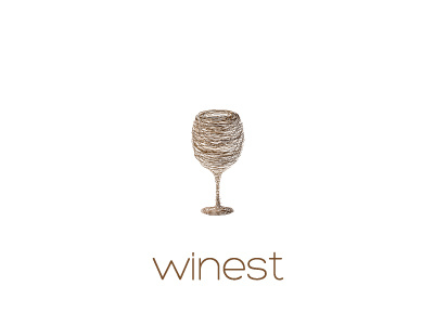 Winest design for identity logo shop wine