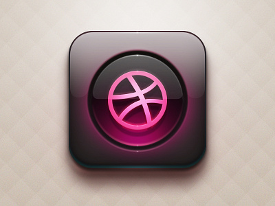 Dribbble Button button dribbble